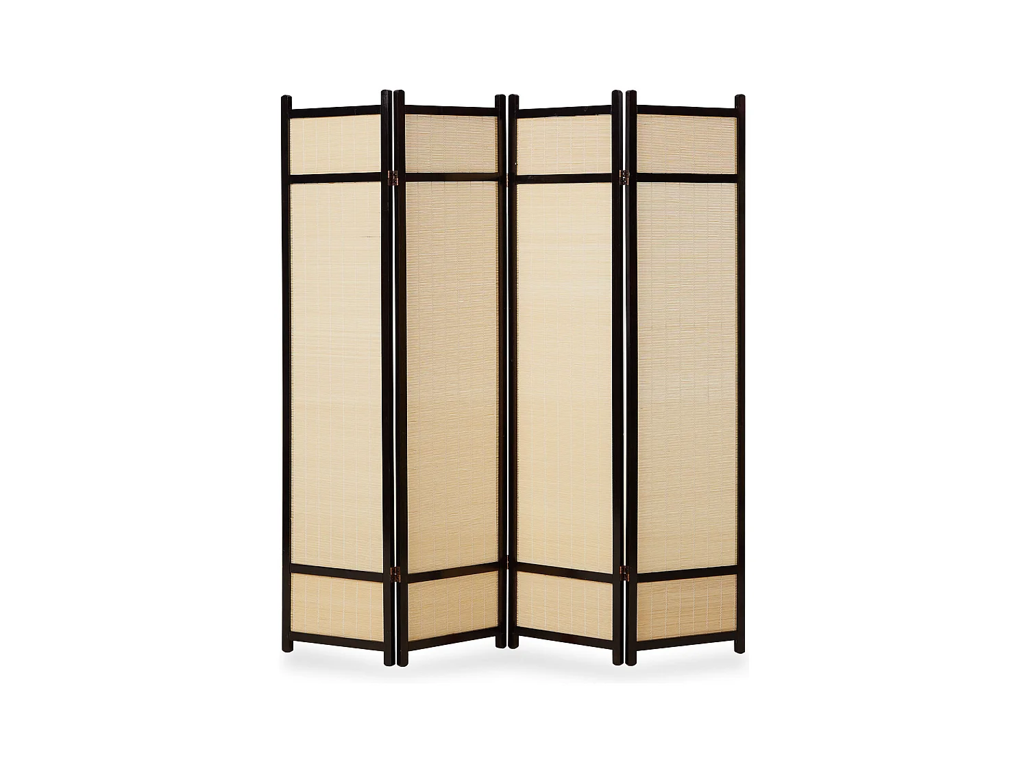 Séparateur de pièce 176x2,2x175 cm Bambou noir