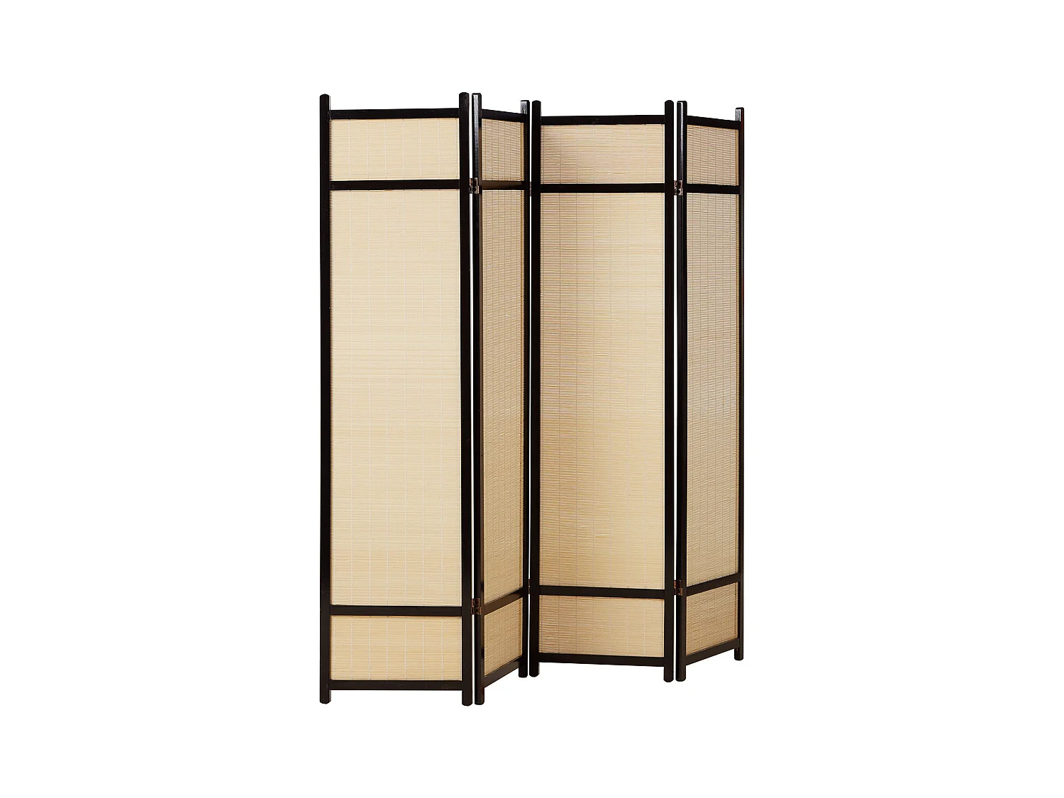 Séparateur de pièce 176x2,2x175 cm Bambou noir