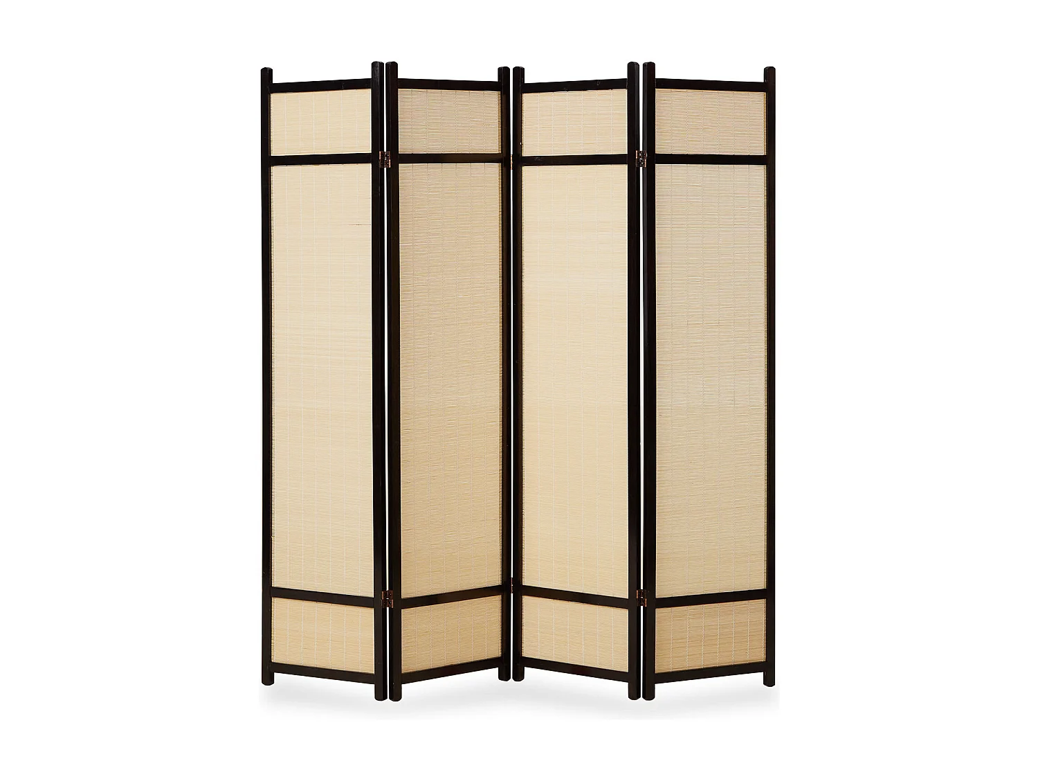 Biombo 176x2.2x175 cm Bambú negro