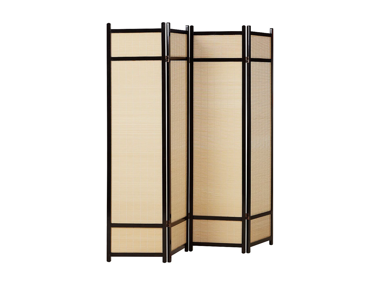 Biombo 176x2.2x175 cm Bambú negro