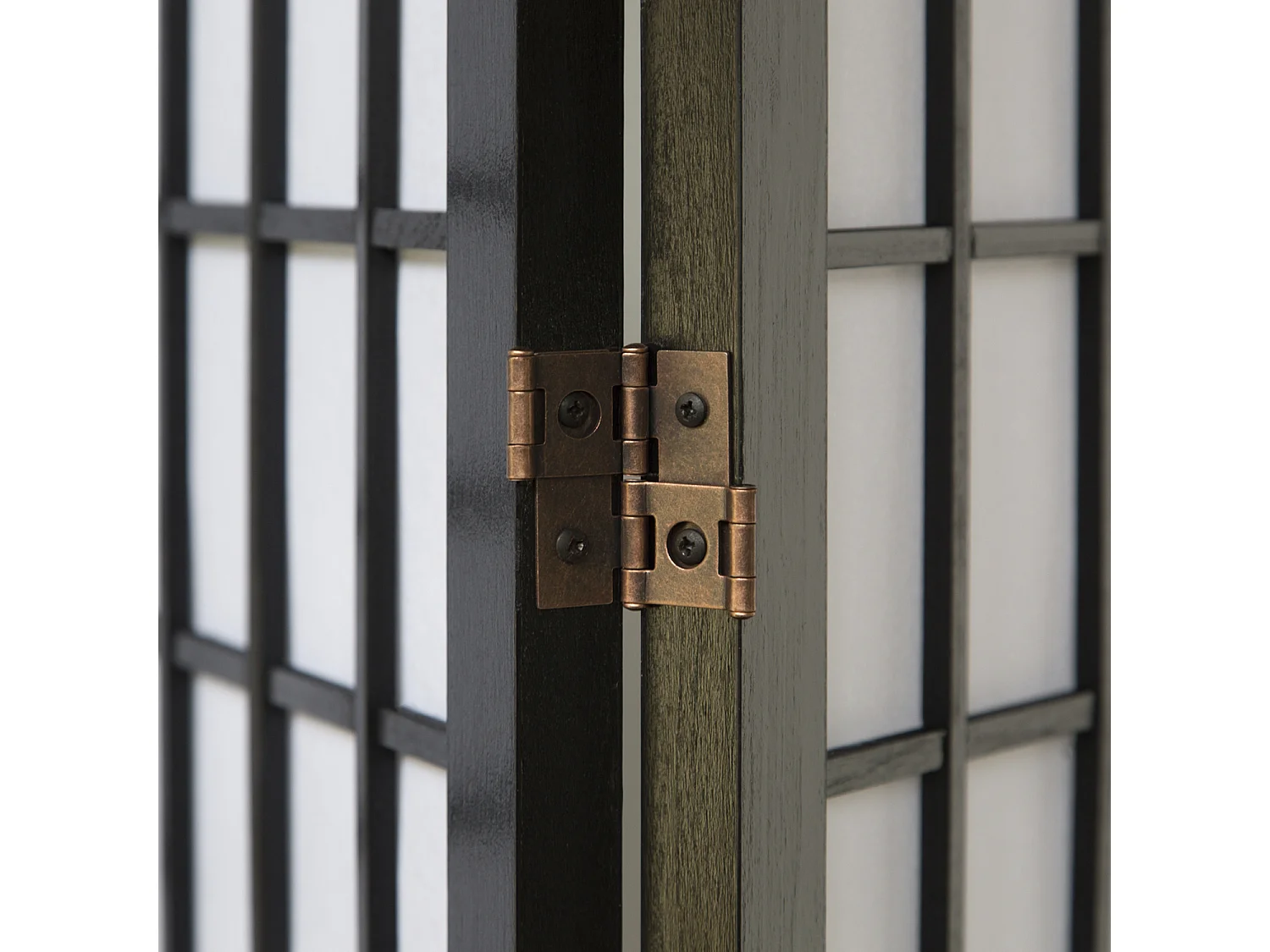 Kamerscherm 264x175x2,2 cm zwart Shoji