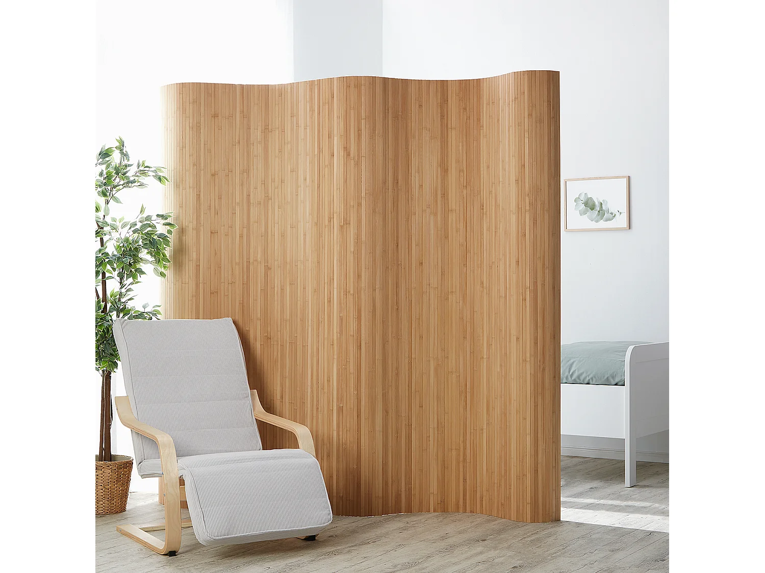 Separador de ambiente 200x250 cm Marrón