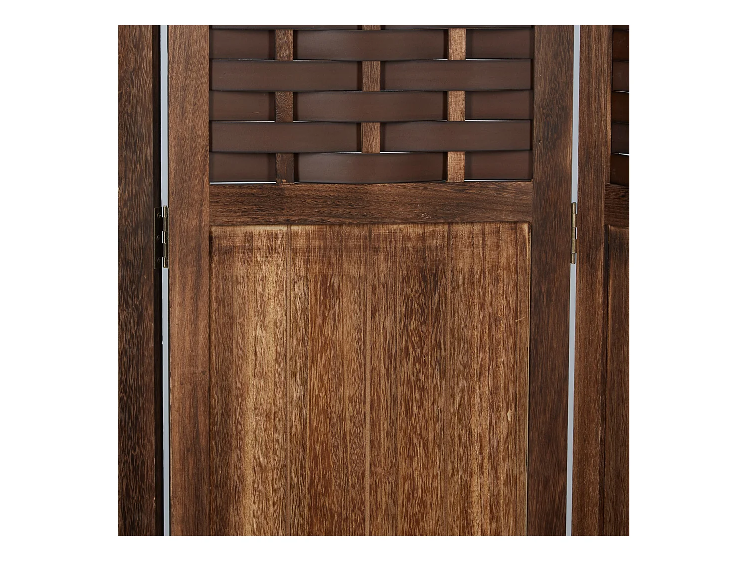 Paravent 120x170x2 cm marron, séparateur de pièce