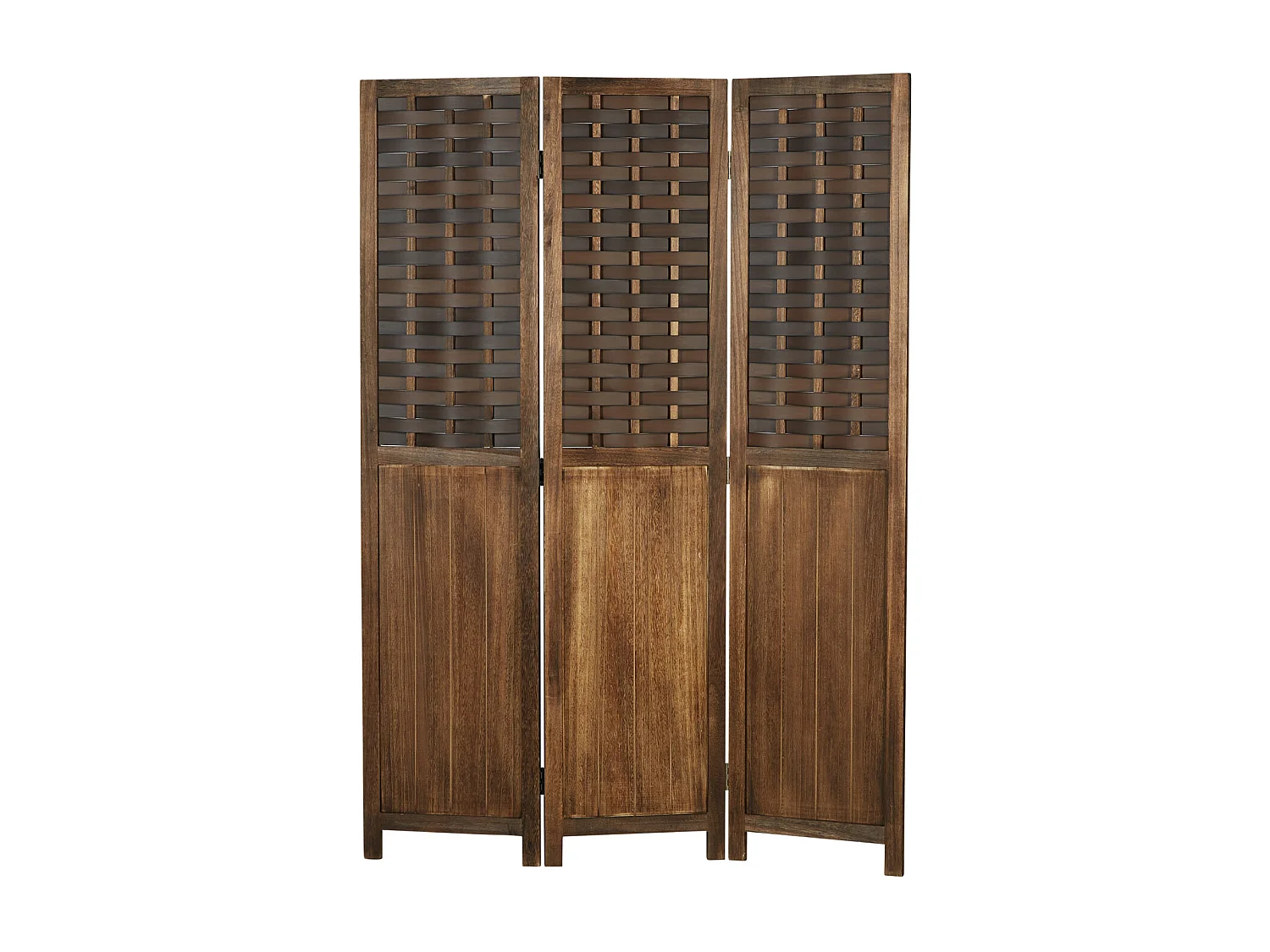 Kamerscherm 120x170x2 cm bruin Paravent