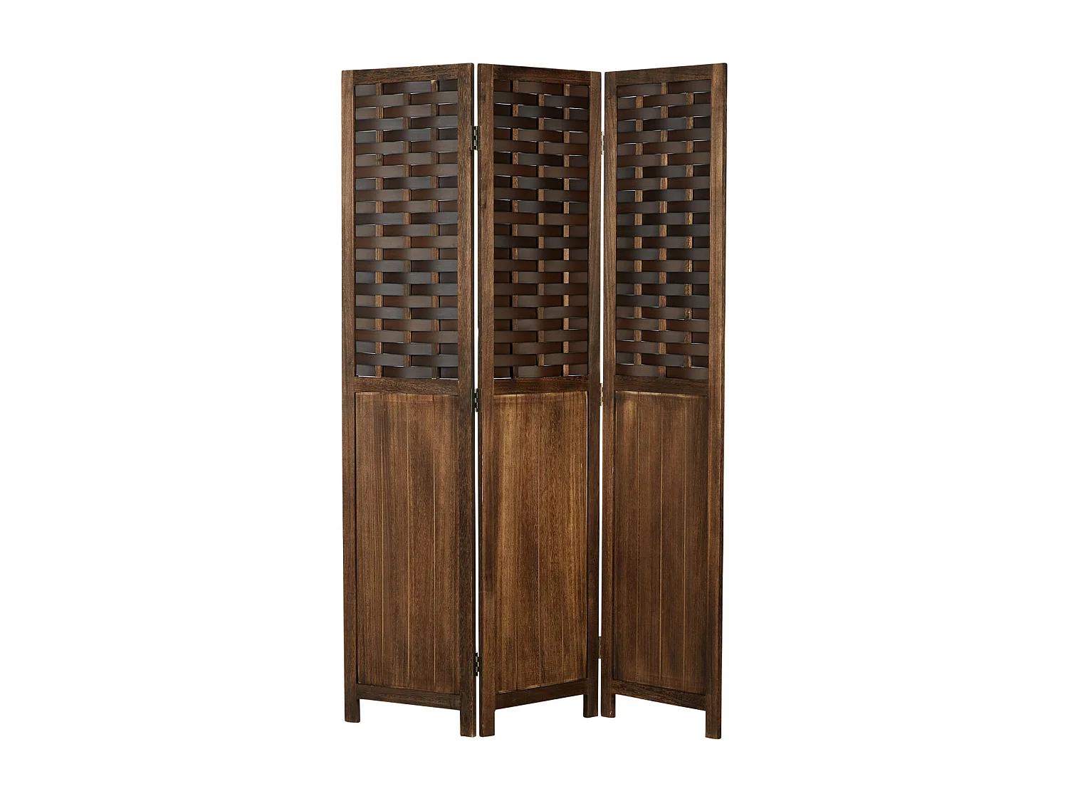 Kamerscherm 120x170x2 cm bruin Paravent