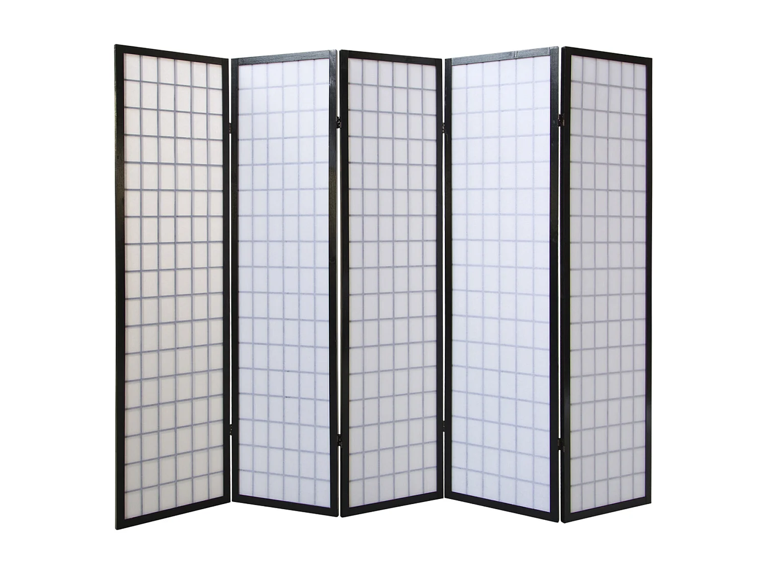 Kamerscheider 175x220x2,2 cm zwart Shoji