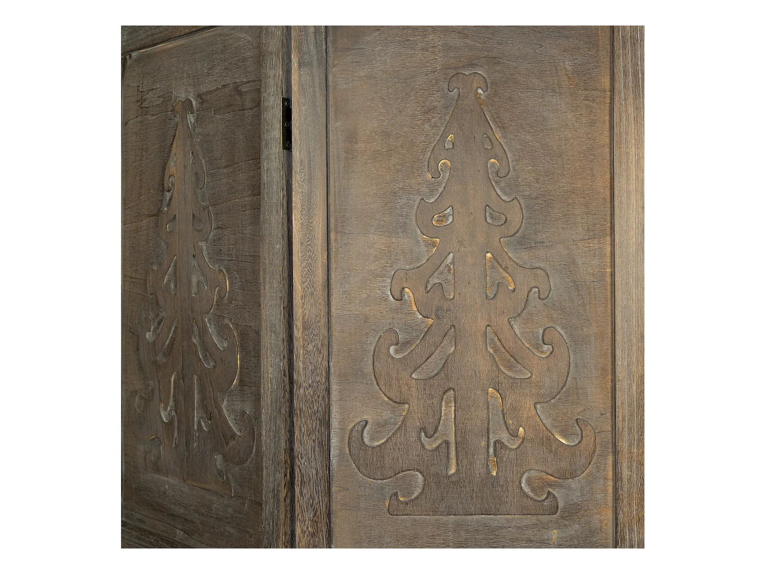 Paravent 170x160x2 cm Marron