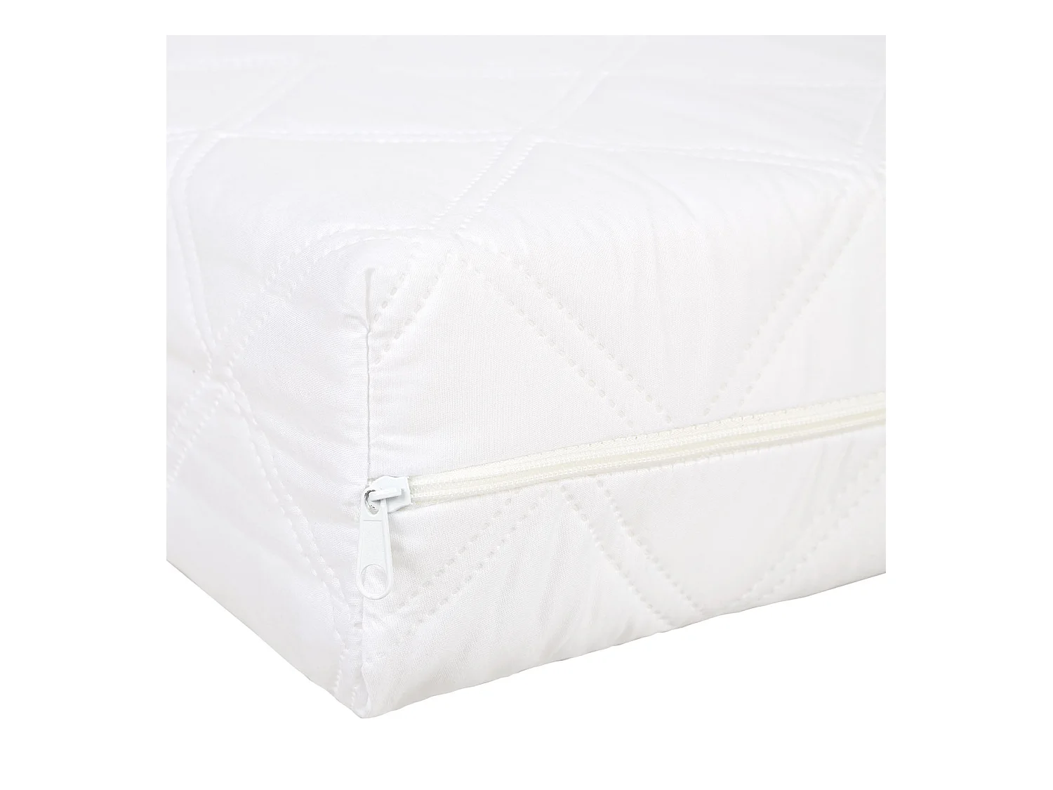 Matelas enfant 80x160x12 cm mousse blanche
