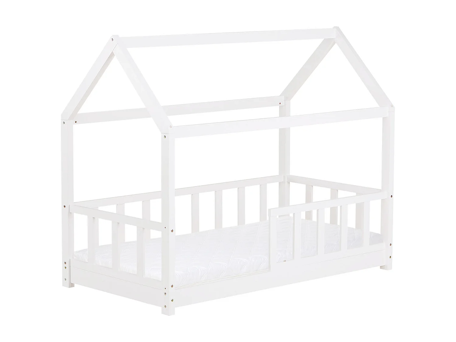 Kindermatratze 80x160x12 cm weiße Schaumstoffmatratze