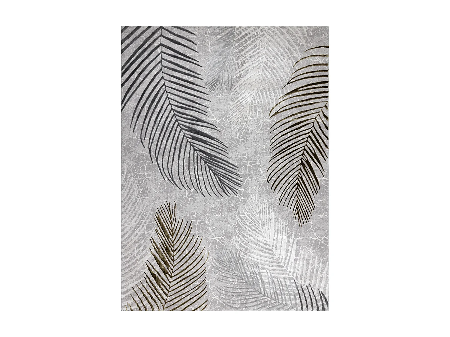 Tapis ALLURE 8752 Feuilles de palmier - Structurel, élégant, glamour 280x370 cm
