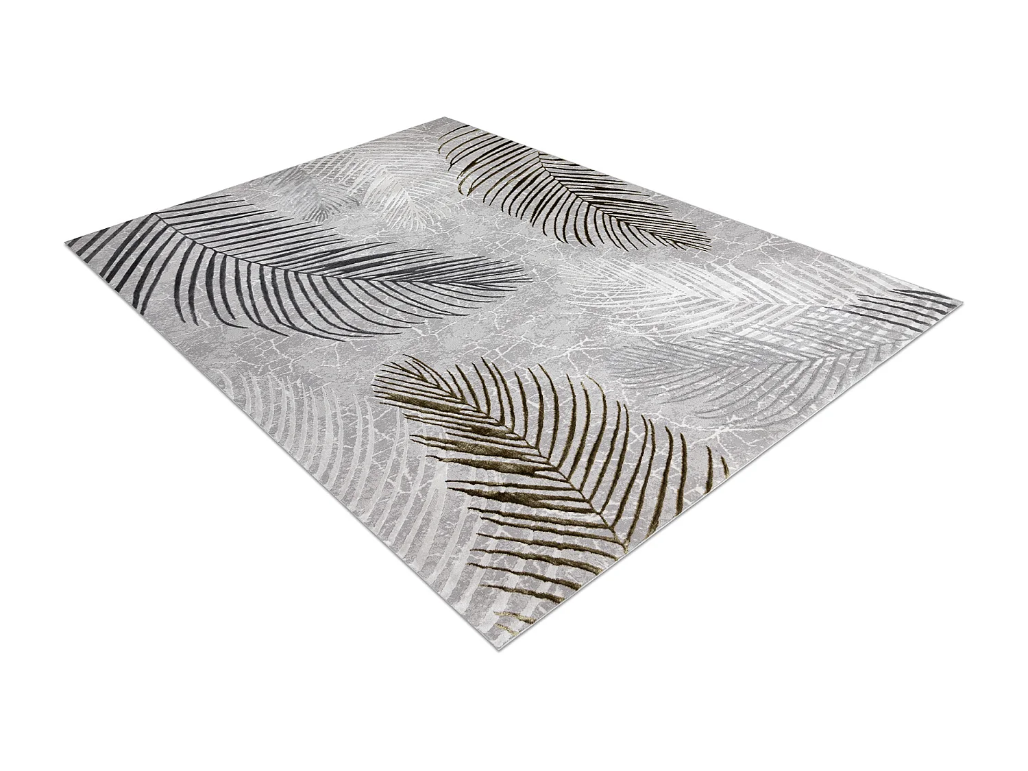 Tapis ALLURE 8752 Feuilles de palmier - Structurel, élégant, glamour 280x370 cm