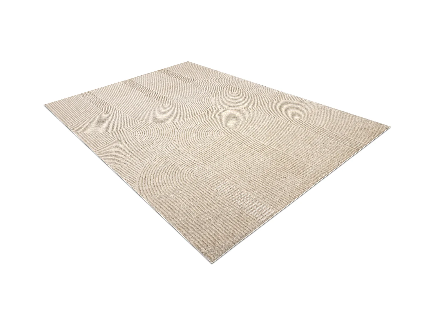 Tapis BALANCE 9086 taupe - Géométrique, structurel, glamour 240x330 cm