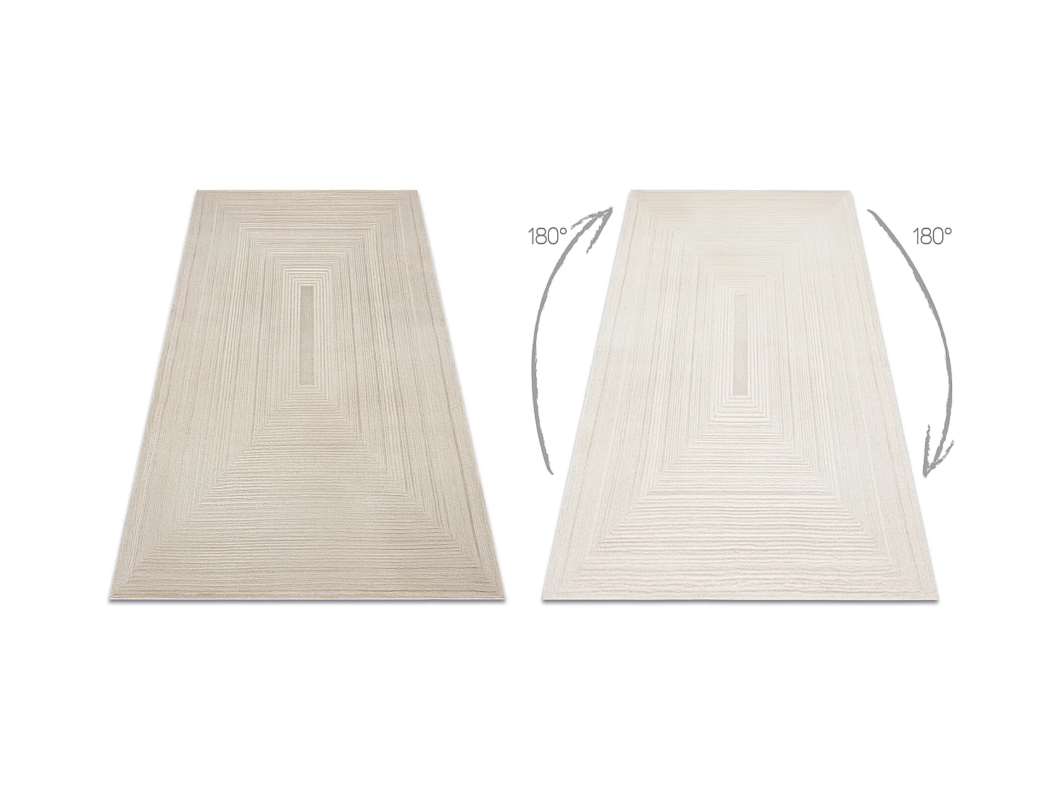 Tapis BALANCE 8788 taupe - Géométrique, structurel, glamour 240x330 cm