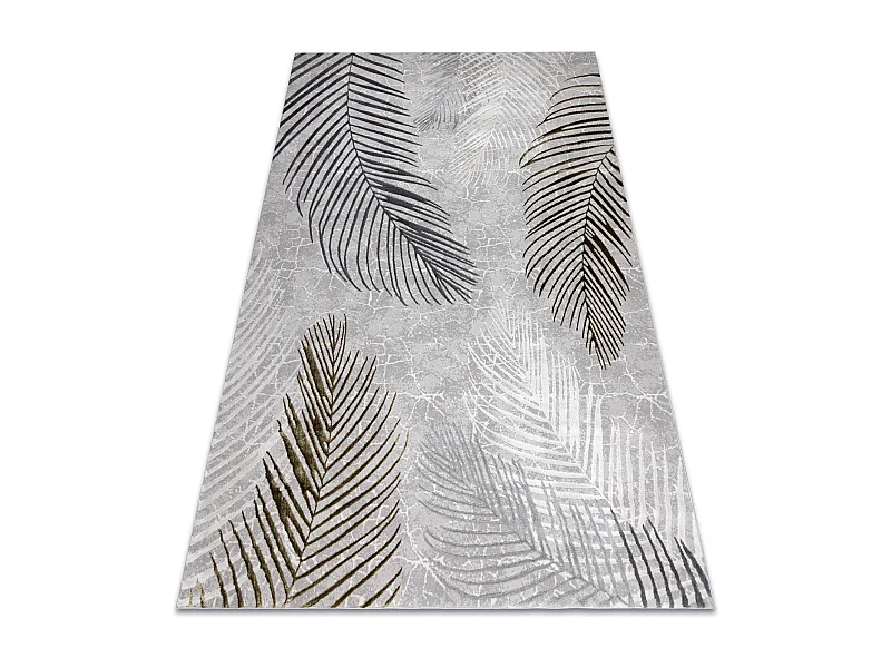 Tapis ALLURE 8752 Feuilles de palmier - Structurel, élégant, glamour 140x190 cm