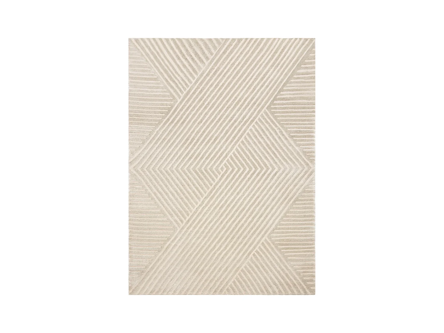 Tapis BALANCE 1503 taupe - Géométrique, structurel, glamour 200x290 cm