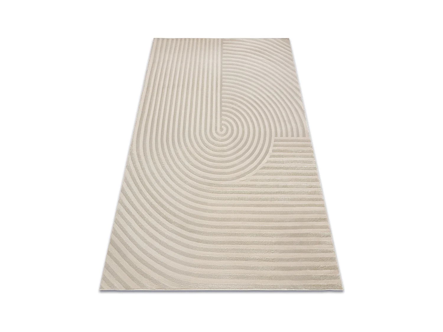 Tapijt BALANCE 1921 taupe - Geometrisch, structureel, glamour 80x150 cm
