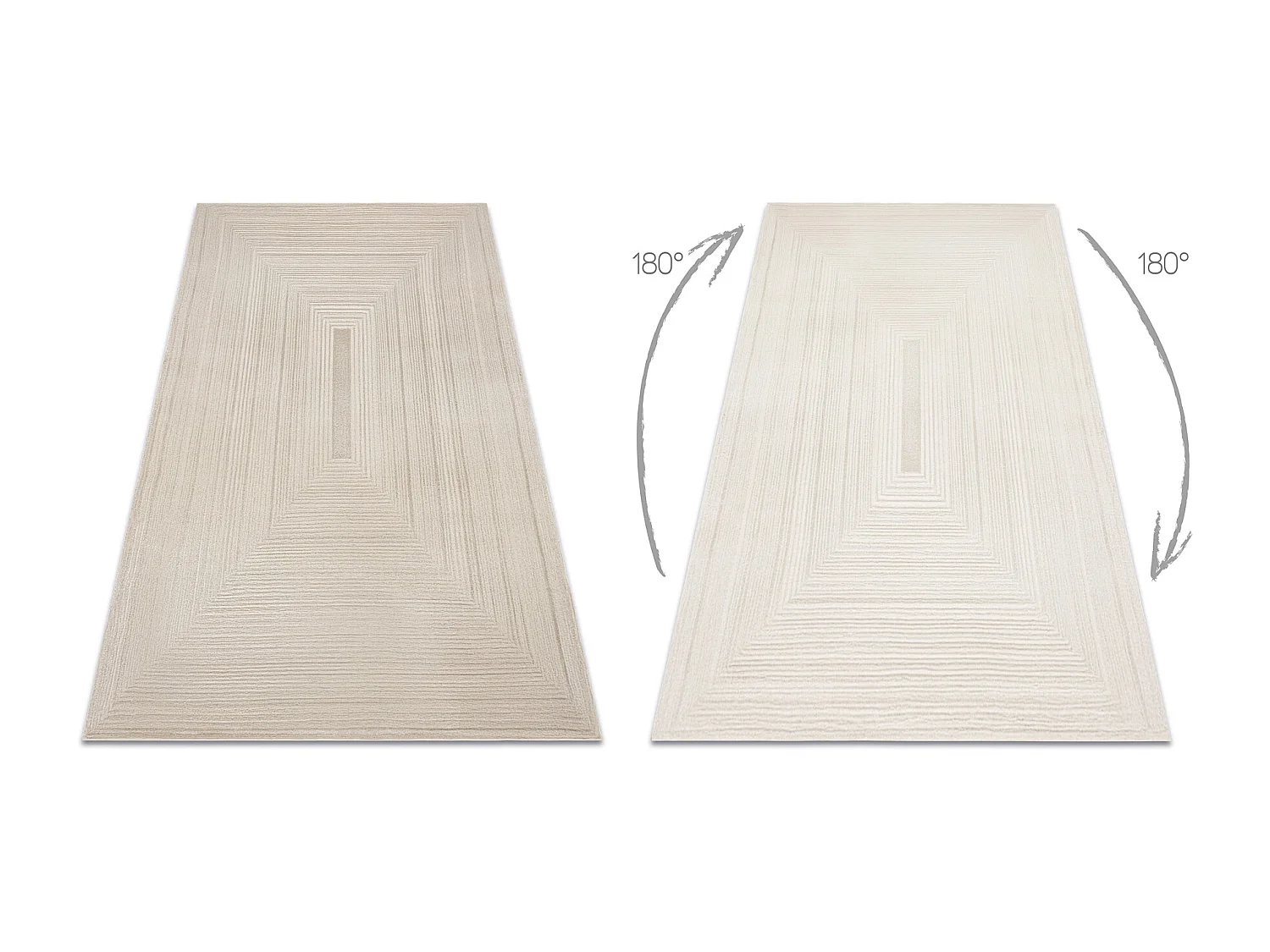 Tapis BALANCE 8788 taupe - Géométrique, structurel, glamour 160x220 cm