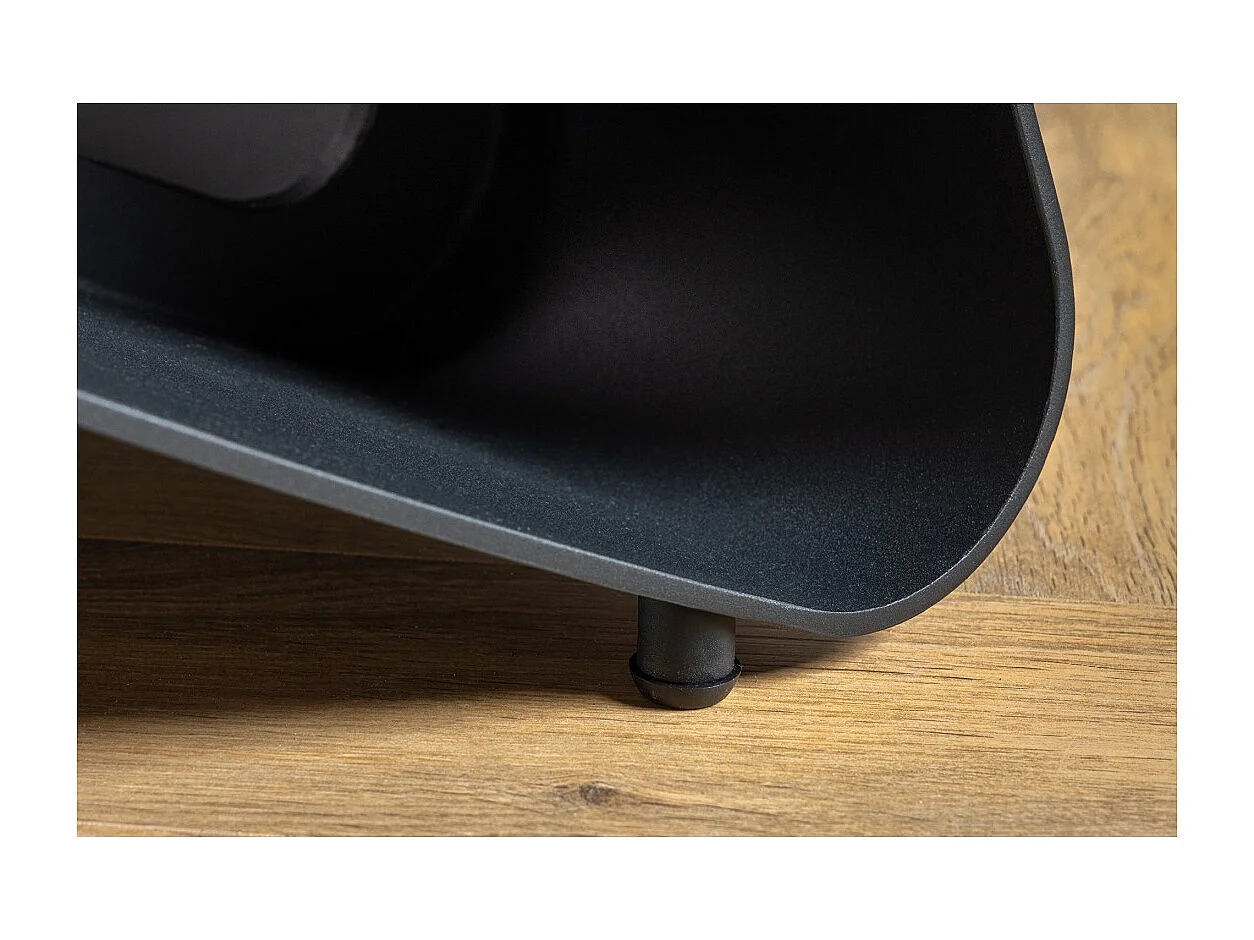 Table de salle à manger ZAREL – Extensible 180 à 260 cm – Céramique et verre trempé – Aspect marbre gris taupe