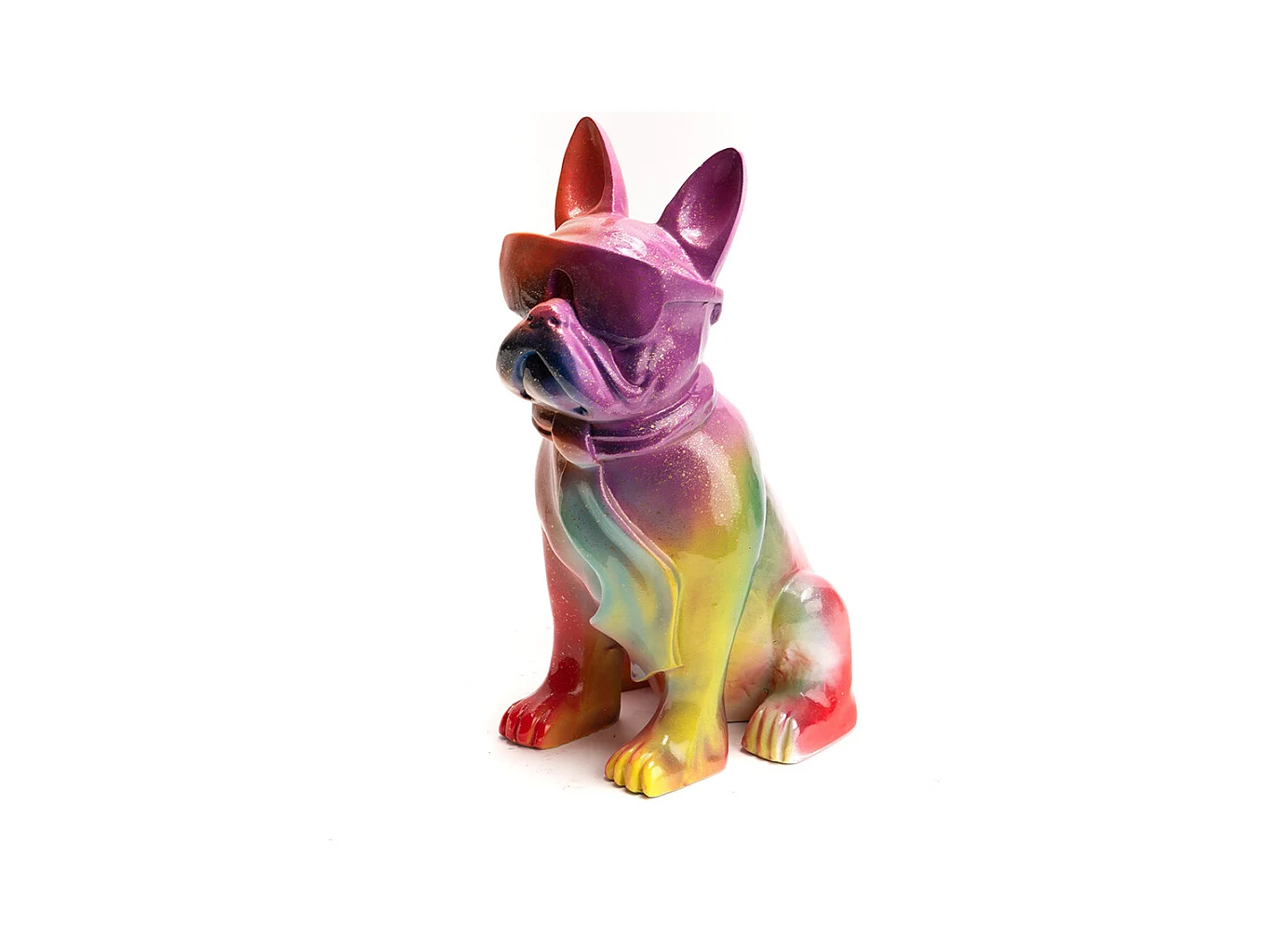 Bulldog Cravate Rainbow - Amadeus