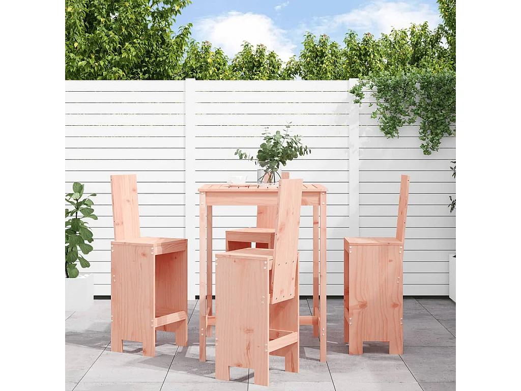 Erlin  5-delige Tuinset massief douglashout