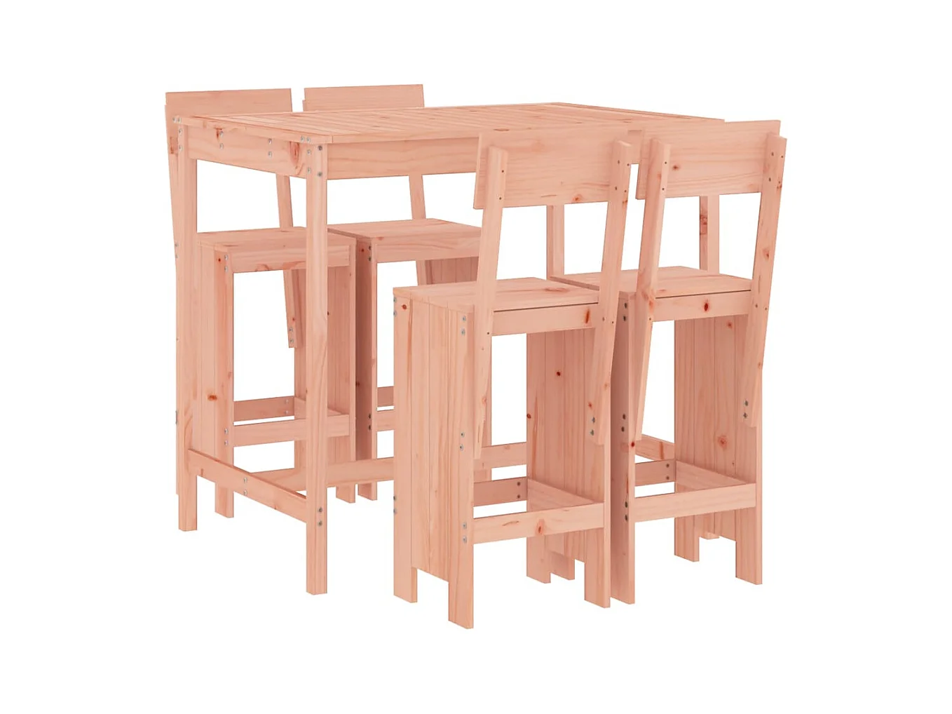 Tracy  5-delige Tuinset massief douglashout