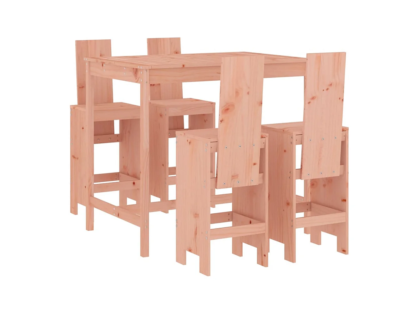 Yrave  5-delige Tuinset massief douglashout