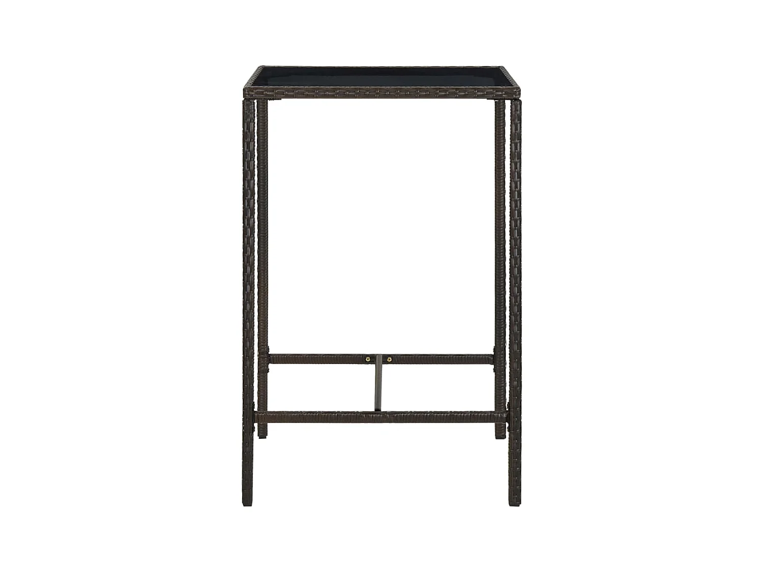 Renzo Giuseppe  5-delige Tuinbarset poly rattan bruin