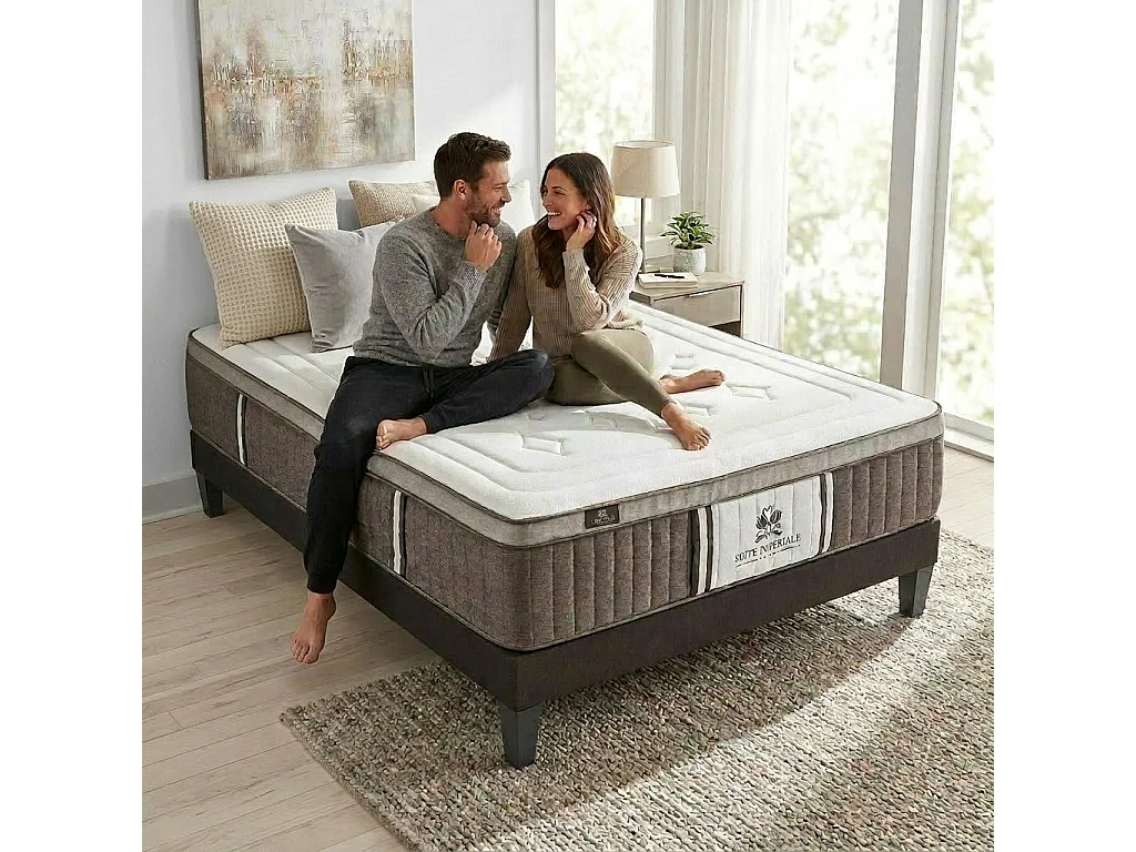 SUITE ETOILEE | Matelas SUITE IMPERIALE 180x200 cm | Ressorts ensachés & Mémoire de forme