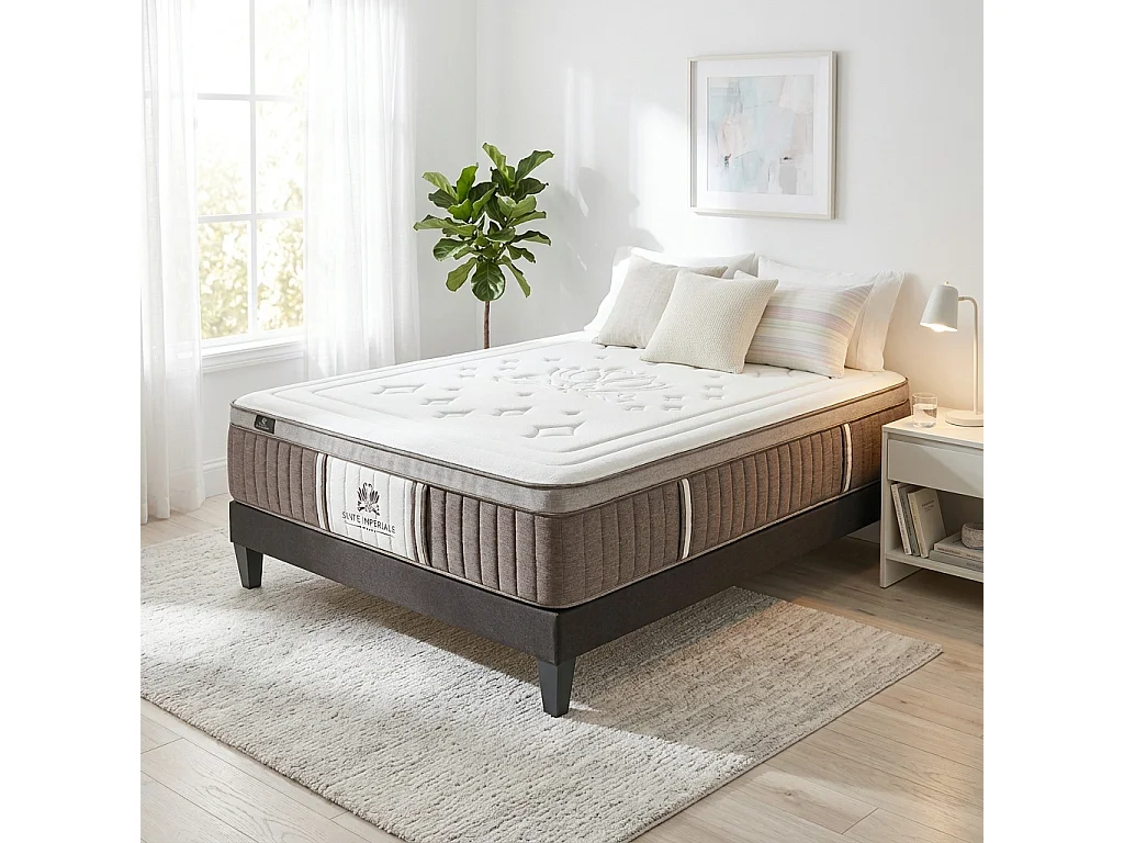 SUITE ETOILEE | Matelas SUITE IMPERIALE 180x200 cm | Ressorts ensachés & Mémoire de forme