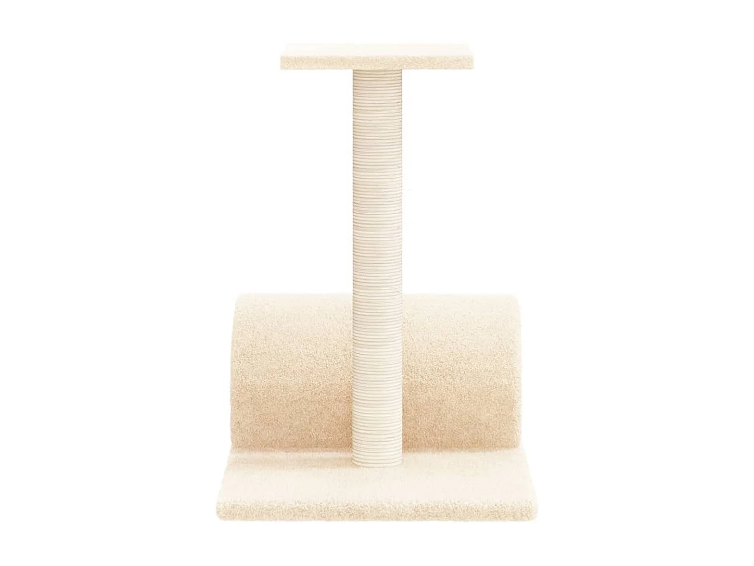 Prolenta Premium -  Arbre à chat avec tunnel Crème 60x34,5x50 cm