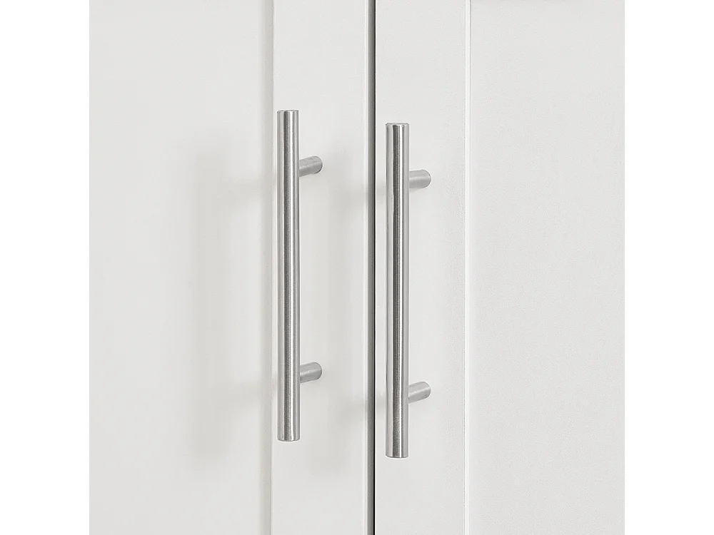 SoBuy Mobilny Wózek Kuchenny z Szufladą i Regulowaną Półką, Biały