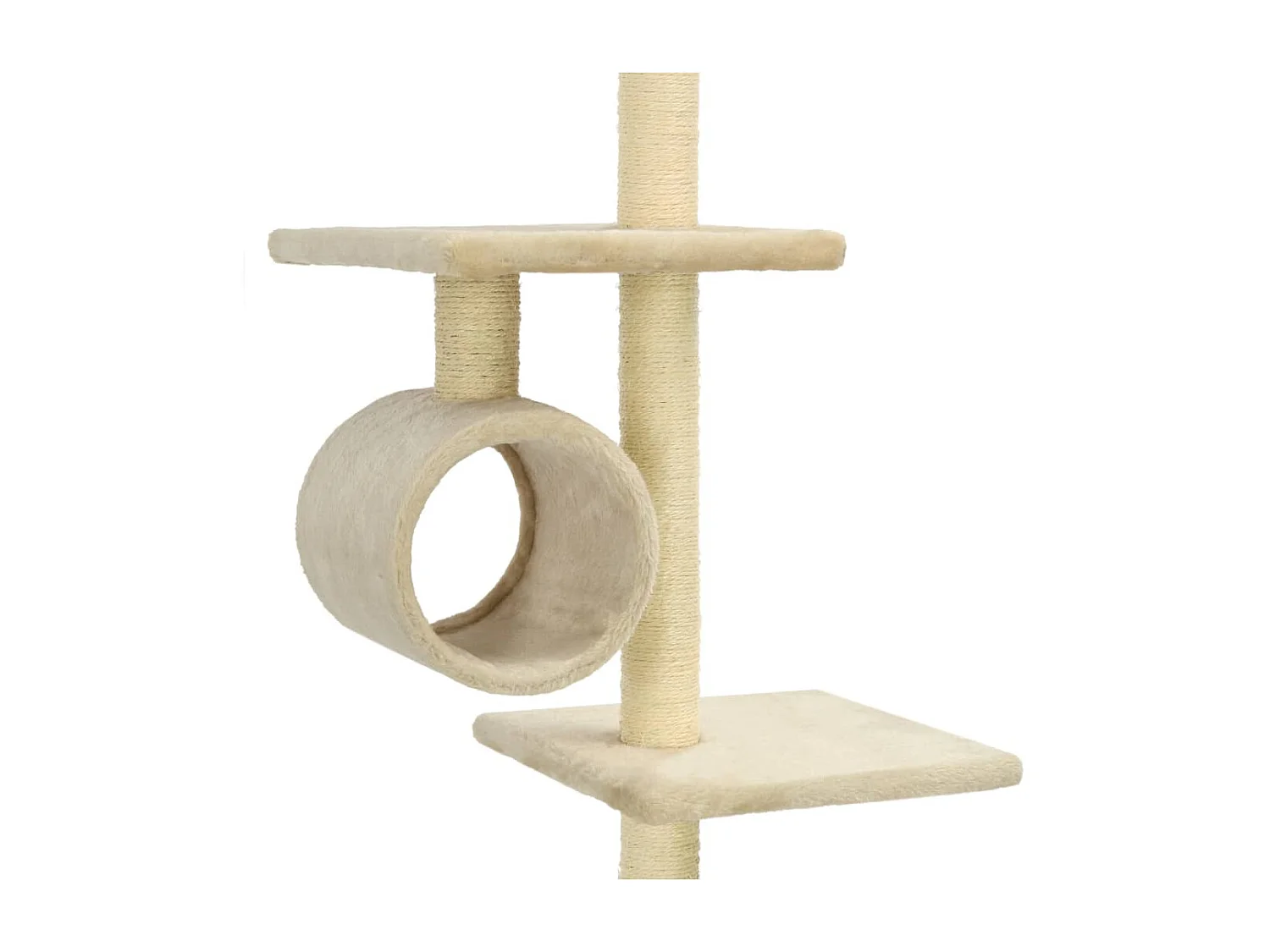 Mora  Rascador para gatos con postes de sisal beige 260 cm