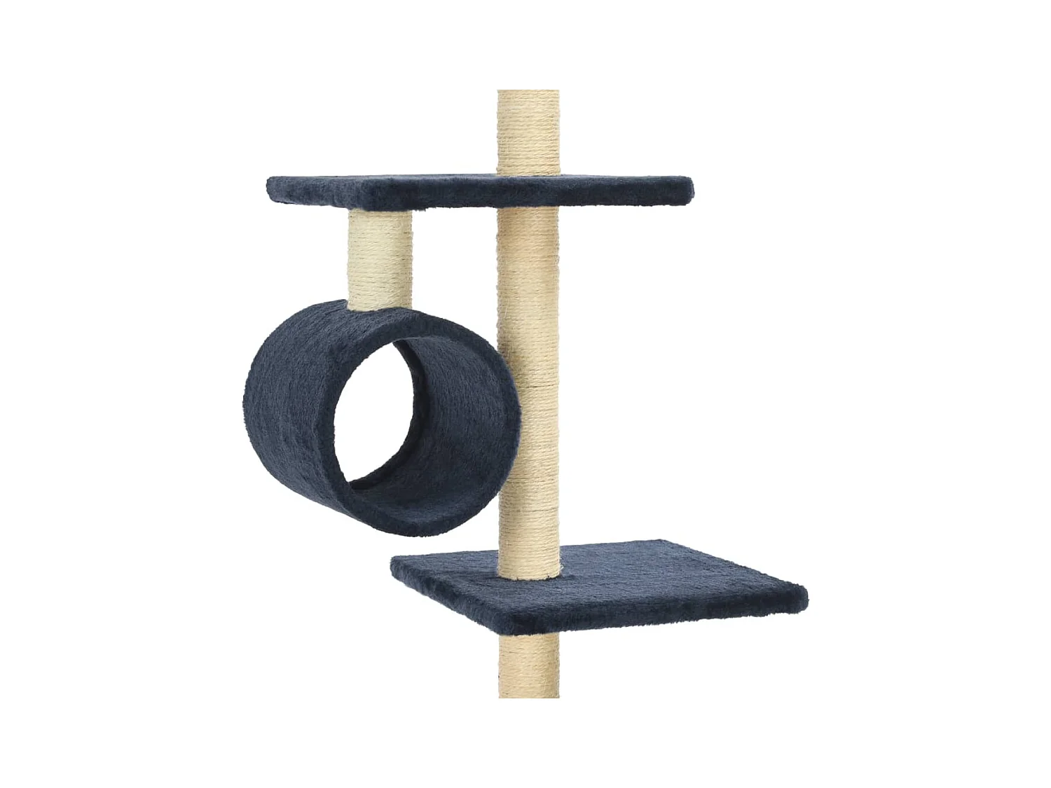 Mora  Arbre à chat avec griffoirs en sisal 260 cm Bleu foncé