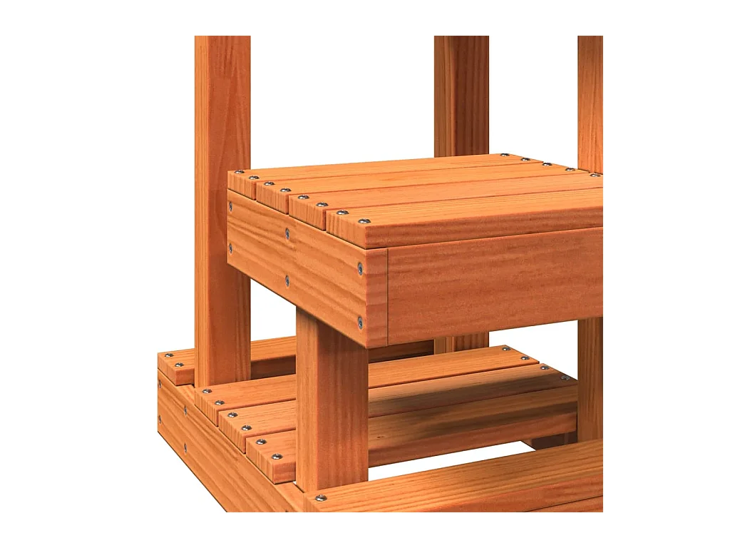 Prolenta Premium -  Kattenmeubel 45,5x49x103 cm massief grenenhout wasbruin