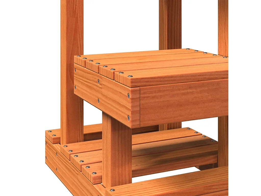 Prolenta Premium -  Kattenmeubel 45,5x49x103 cm massief grenenhout wasbruin