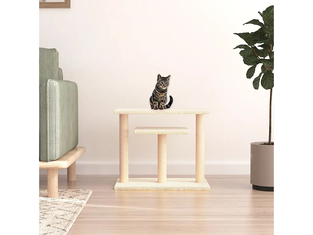 Prolenta Premium -  Arbres à chat avec plates-formes crème 62,5 cm