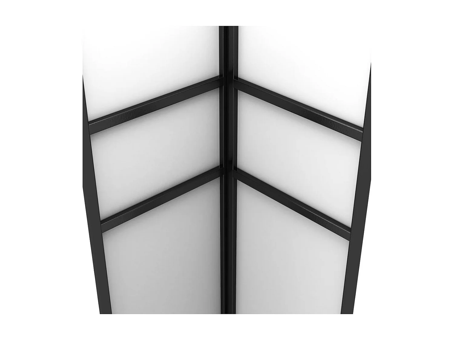 Gazebo con doppio tetto 3x3 m Bianco