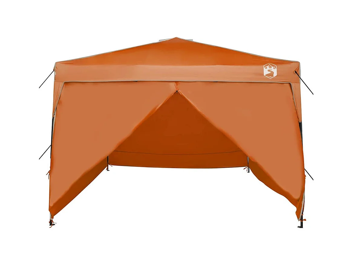 Tente à auvent pop-up Orange 300 x 300 cm tissu