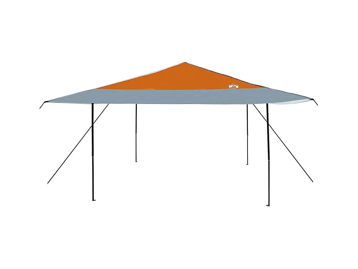Tenda a baldacchino pop-up Tessuto arancione 400 x 400 cm