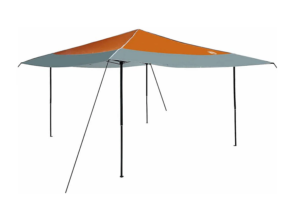 Tente à auvent pop-up Orange 400 x 400 cm tissu