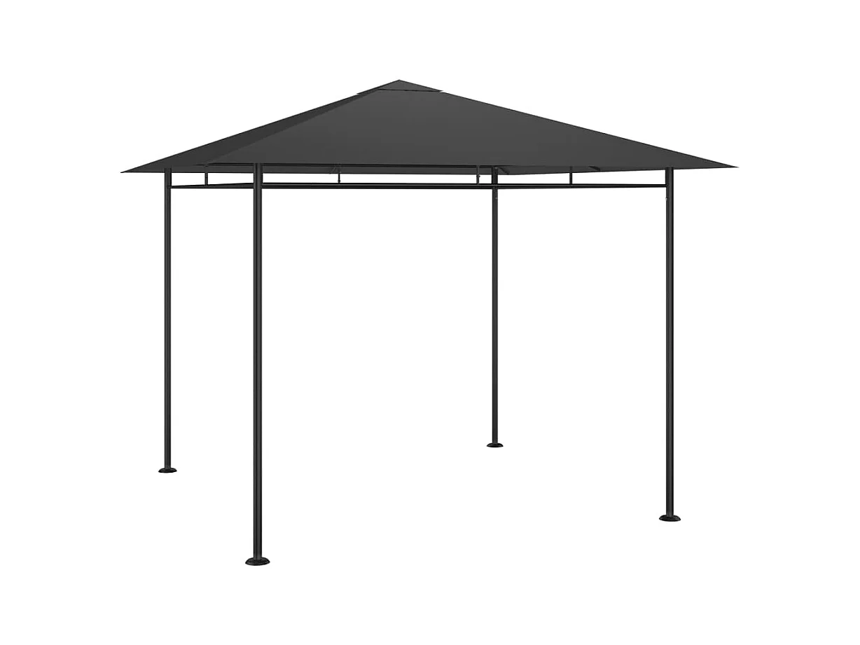 Belvedere 3x3x2,7 m Antraciet 180 g/m²