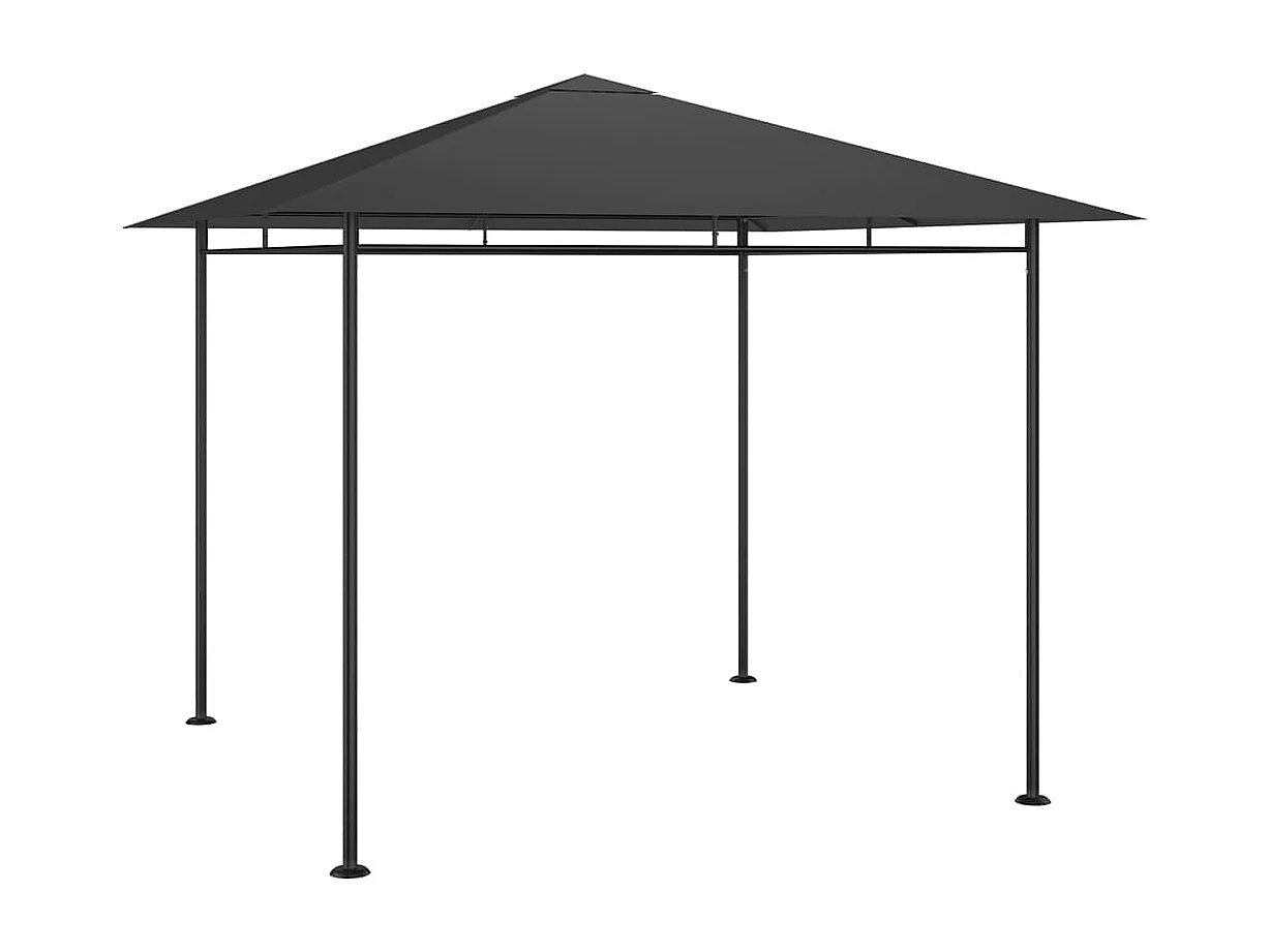 Belvedere 3x3x2,7 m Antraciet 180 g/m²