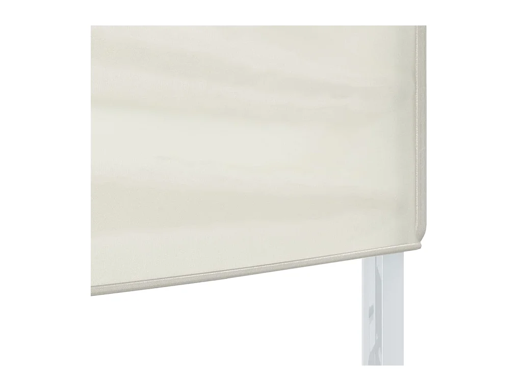 Carpa de recepción plegable color crema de 3x3 m