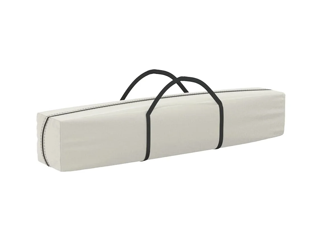 Carpa de recepción plegable color crema de 3x3 m