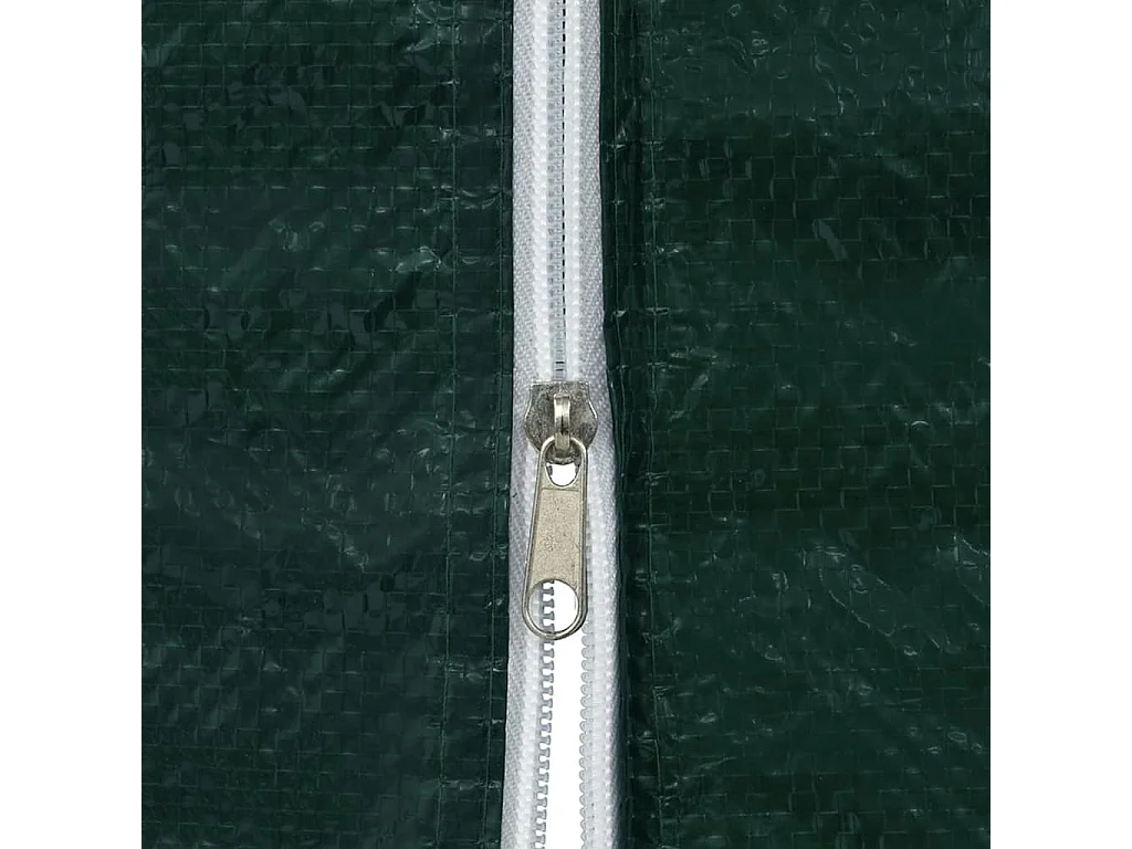 Parete per tenda da ricevimento in 2 pezzi con cerniera in PE Verde