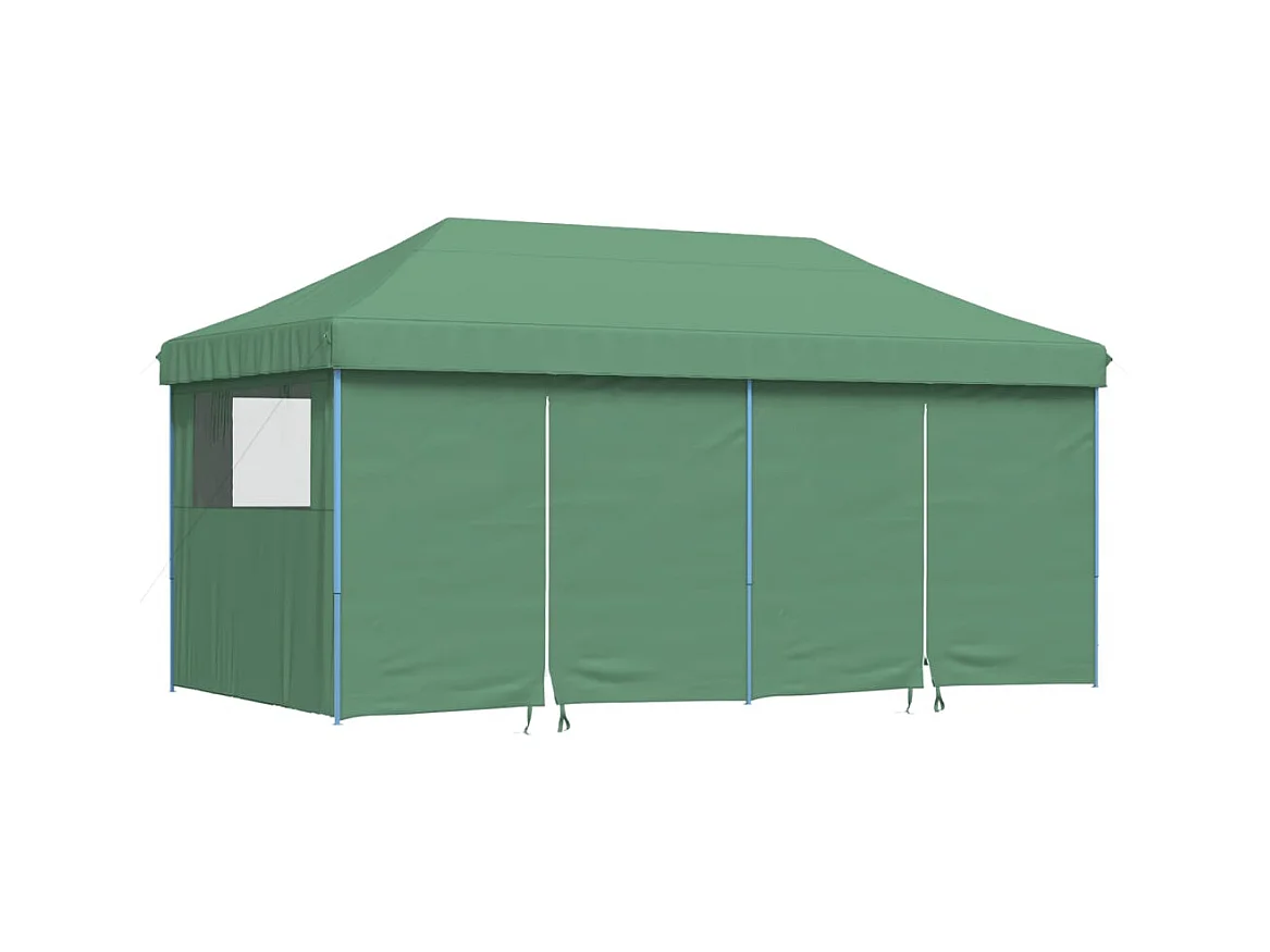 Grünes 4-seitiges Pop-up-Faltempfangszelt