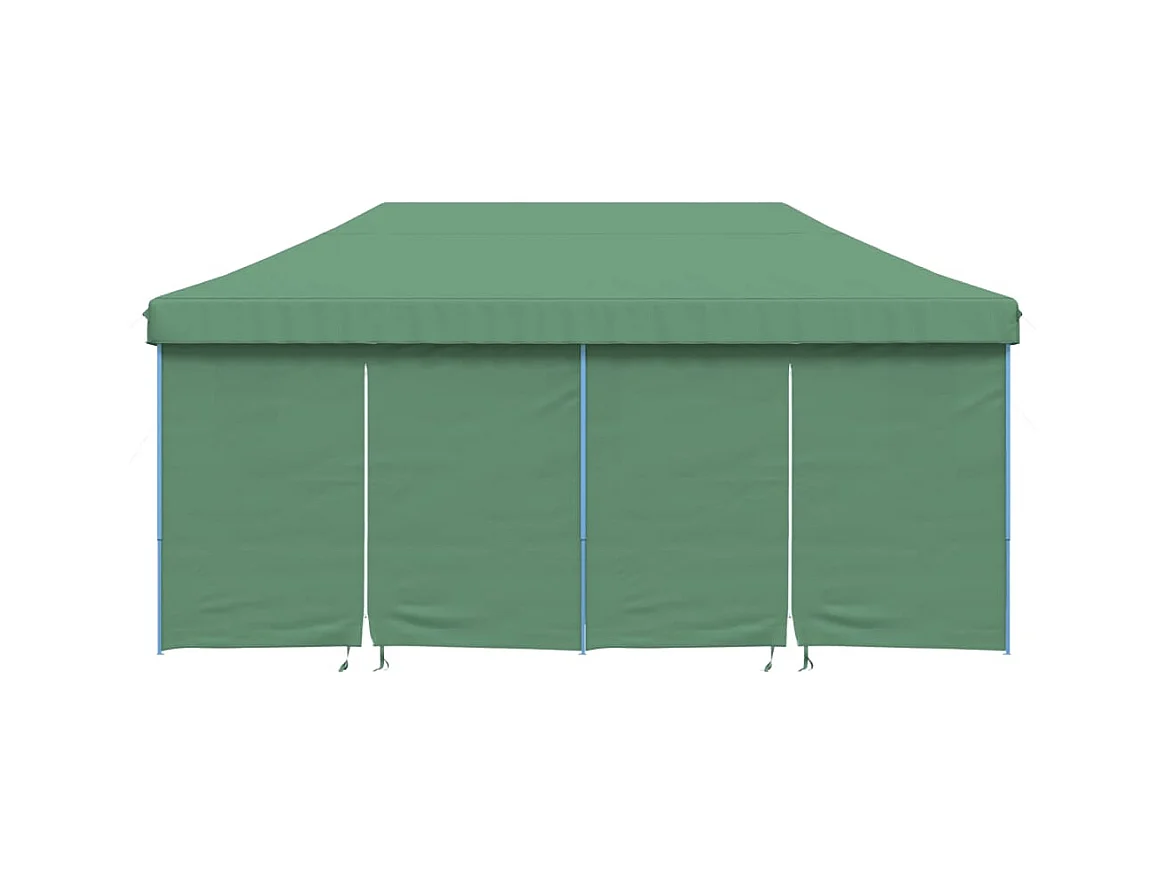 Grünes 4-seitiges Pop-up-Faltempfangszelt