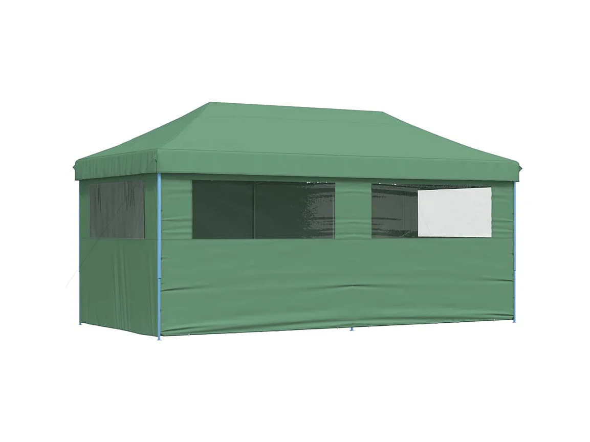 Grünes 4-seitiges Pop-up-Faltempfangszelt