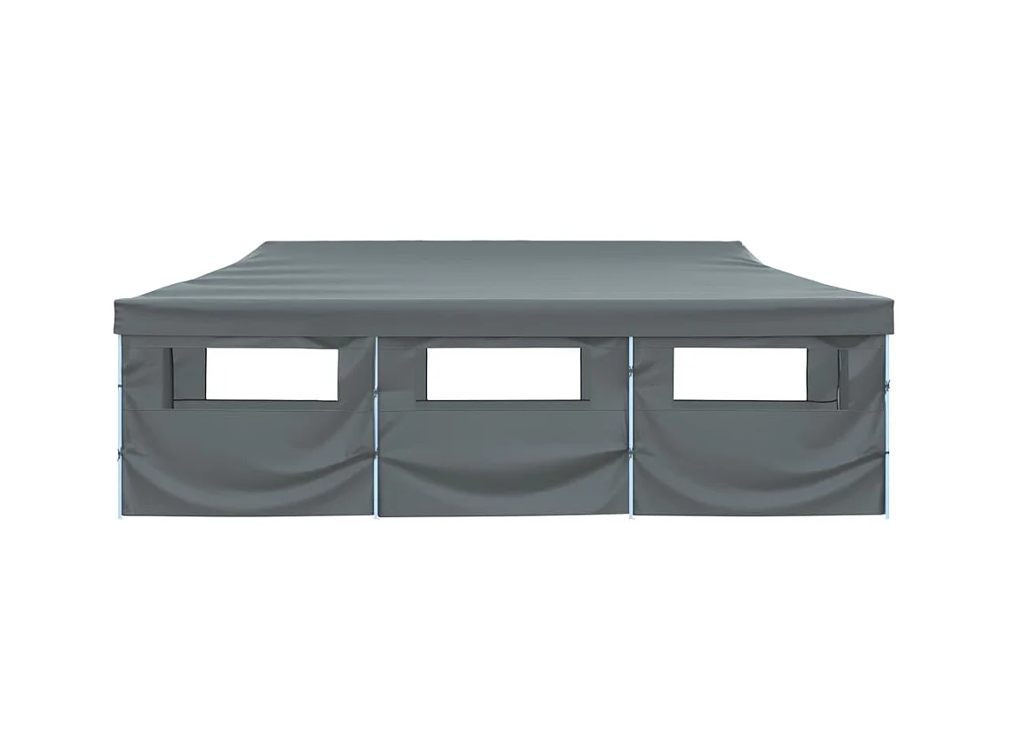 Carpa de recepción plegable con 8 paredes 870x291x315 cm Antracita