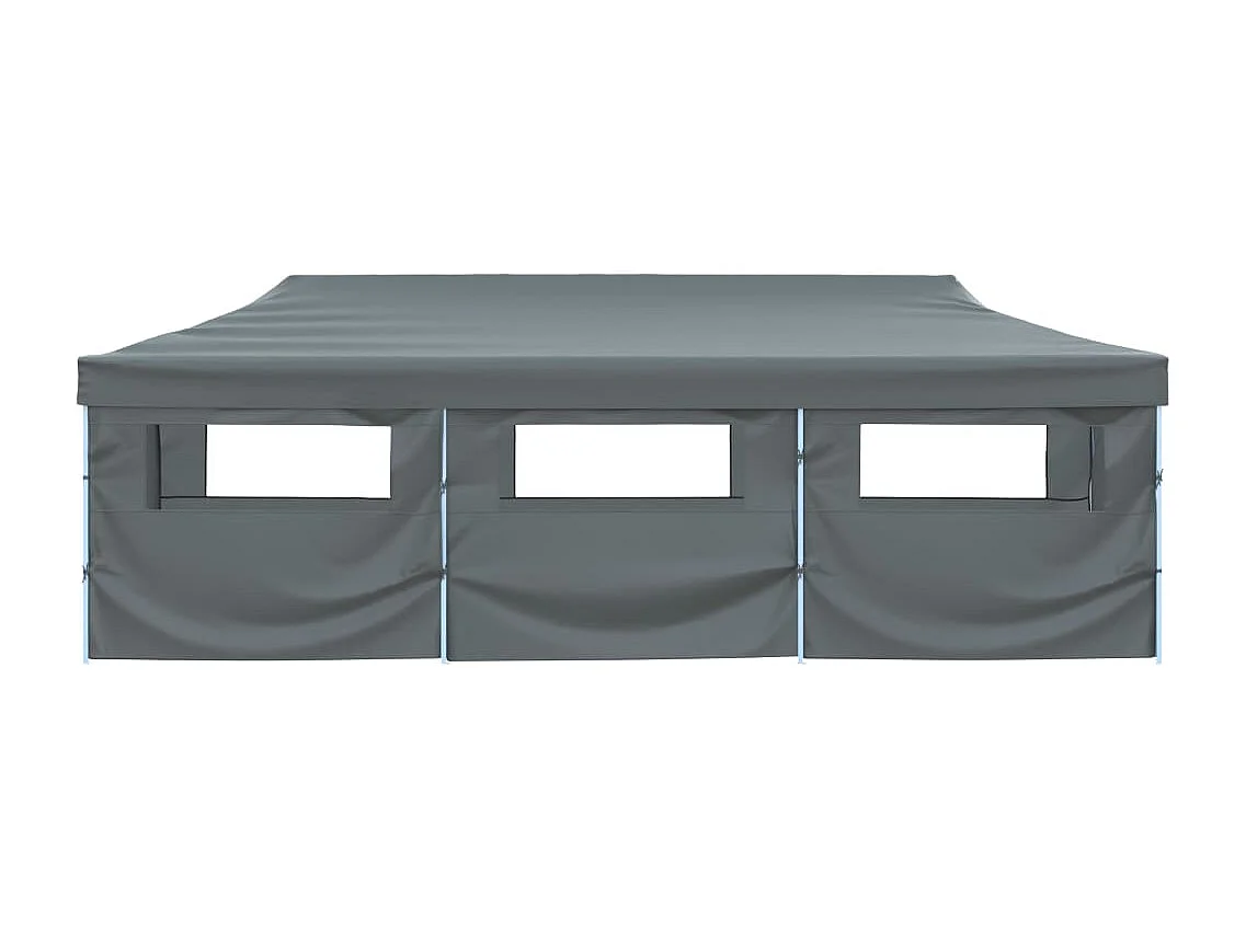 Carpa de recepción plegable con 8 paredes 870x291x315 cm Antracita